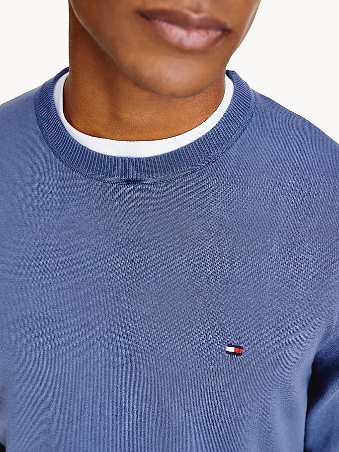 Tommy Hilfiger 1985 Crew Neck Gensere Herre Blå | ABQREK-534