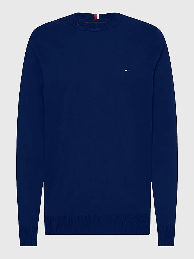 Tommy Hilfiger 1985 Crew Neck Gensere Herre Blå | EMGTDO-501