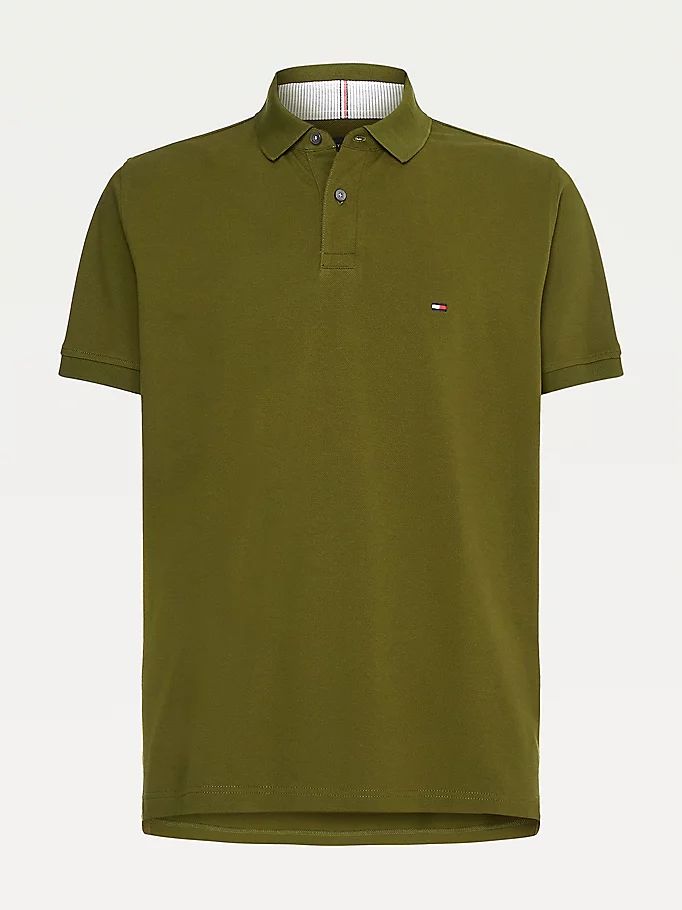 Tommy Hilfiger 1985 Organic Bomull Regular Fit Polo T Skjorte Herre Brune | GBDIAX-150