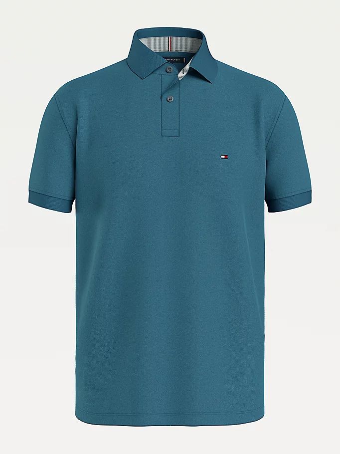 Tommy Hilfiger 1985 Organic Bomull Regular Fit Polo T Skjorte Herre Blå | OPMGYL-126