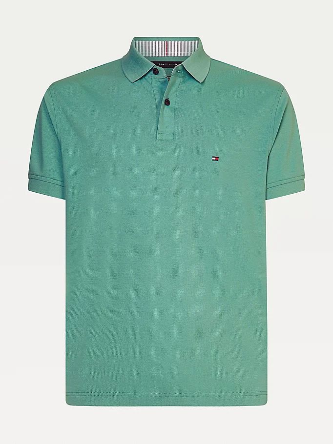 Tommy Hilfiger 1985 Organic Bomull Regular Fit Polo T Skjorte Herre Grønn | UXABOV-013