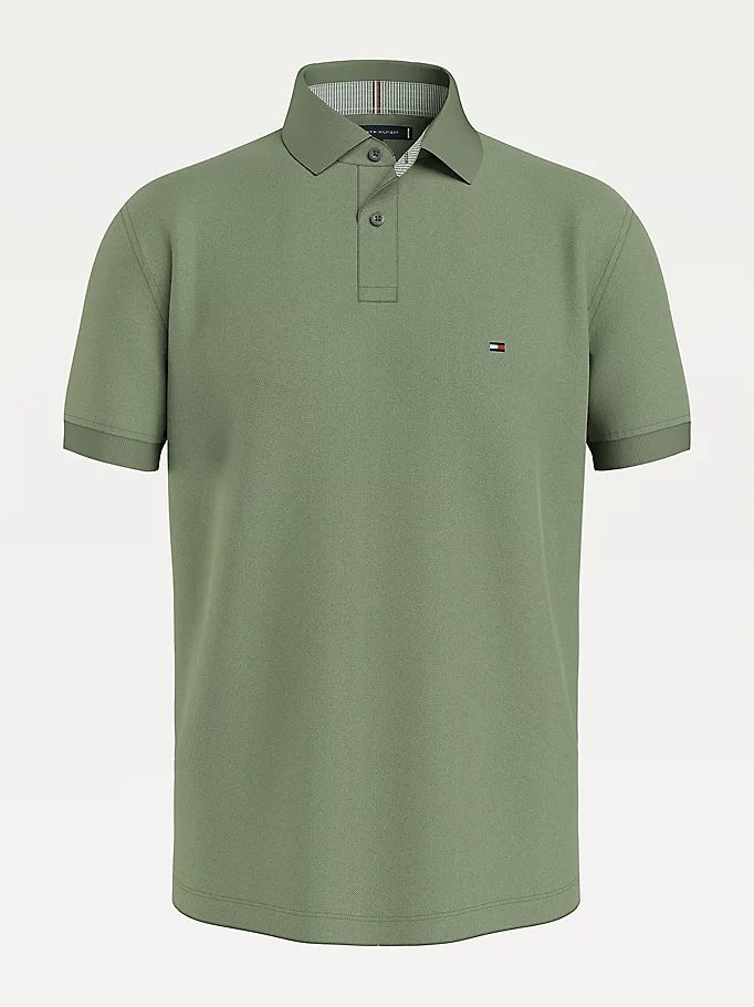 Tommy Hilfiger 1985 Organic Bomull Regular Fit Polo T Skjorte Herre Grønn | XLCMJP-204