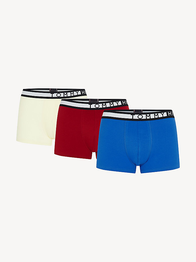 Tommy Hilfiger 3-Pack Logo Undertøy Herre Gul | YGIXTP-621