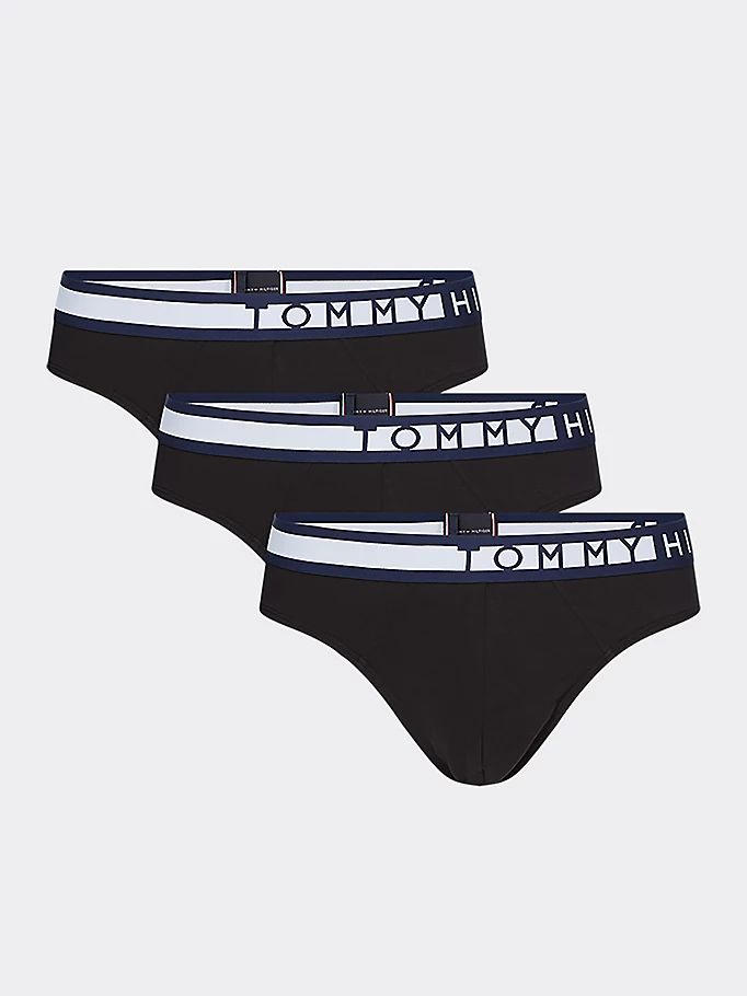 Tommy Hilfiger 3-Pack Logo Waistband Undertøy Herre Svarte | XLTNCF-930