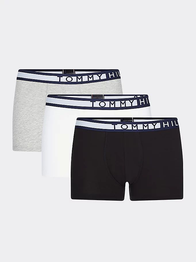 Tommy Hilfiger 3-Pack Statement Undertøy Herre Svarte | CJNAGE-753