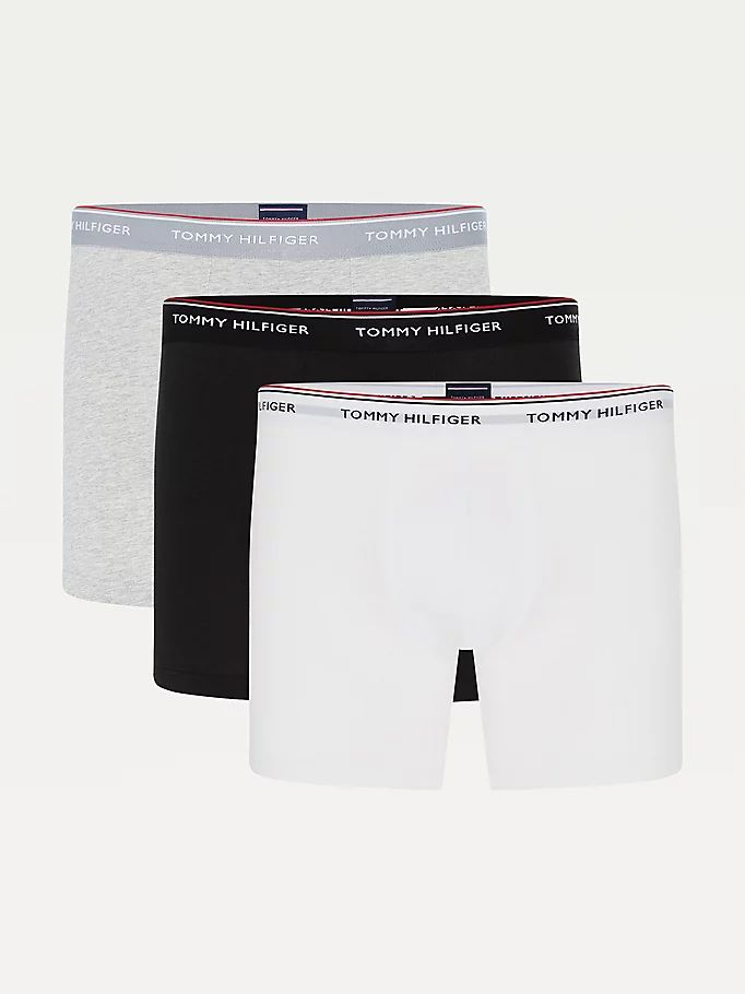 Tommy Hilfiger 3-Pack Stretch Bomull Bokser Undertøy Herre Grå | PFAOIQ-568