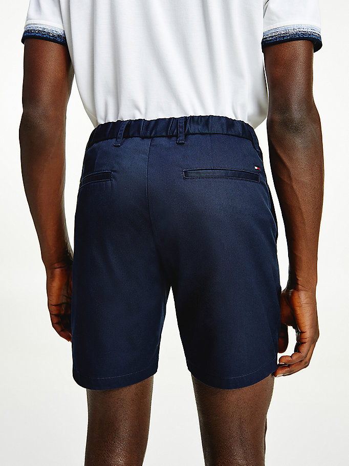 Tommy Hilfiger Active Stretch Slim Fit Shorts Herre Blå | KWGCIJ-201