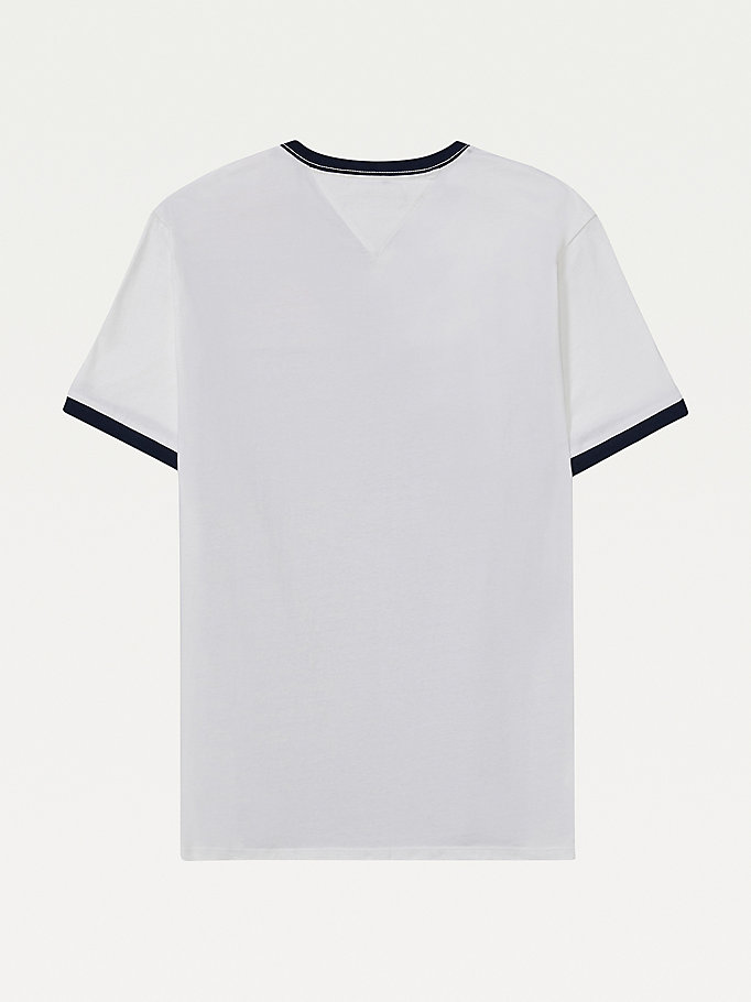 Tommy Hilfiger Adaptive Flag Pure Bomull T-skjorte Herre Flerfarvede | YUARZM-679