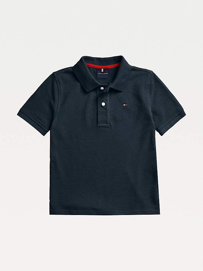 Tommy Hilfiger Adaptive Kort Sleeve Polo T Skjorte Gutt Hvite | MZWOIG-895