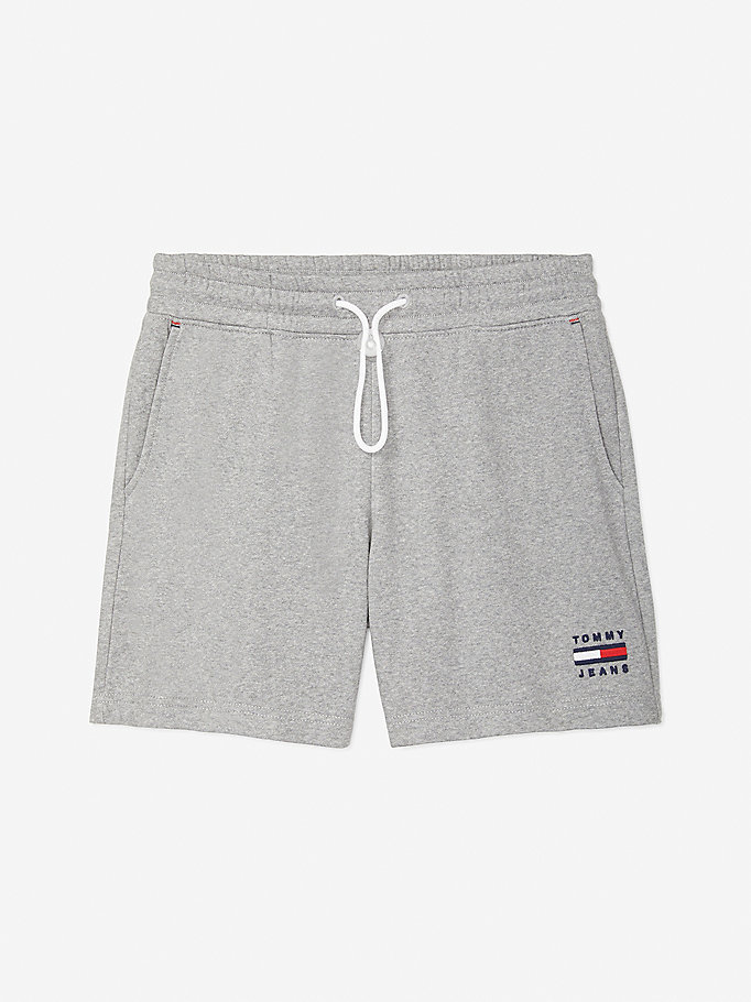 Tommy Hilfiger Adaptive Logo Shorts Dame Grå | OTWFND-735