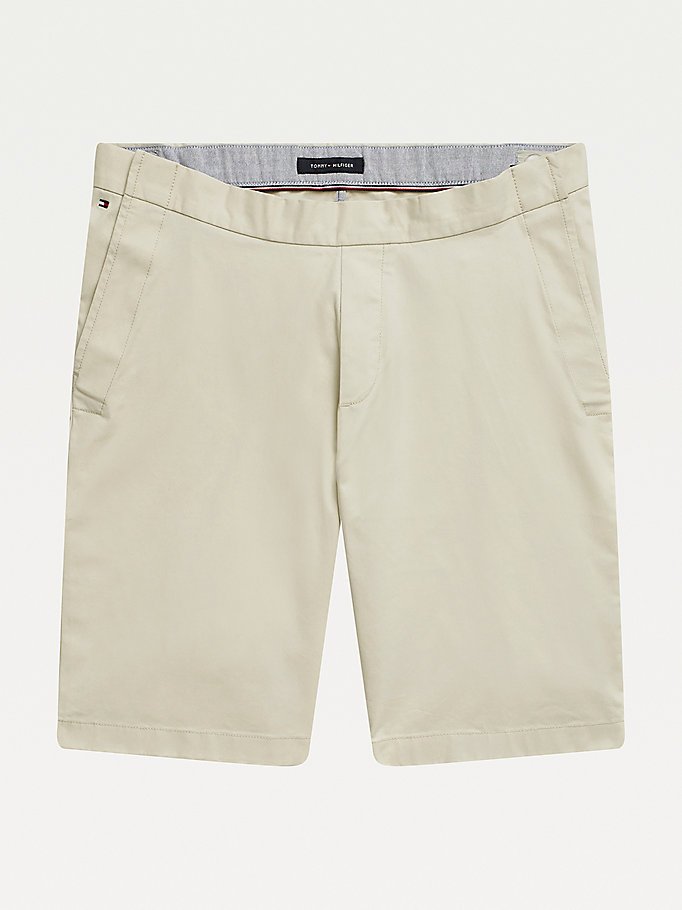 Tommy Hilfiger Adaptive Seated Regular Fit Shorts Herre Khaki | TSRYLP-368