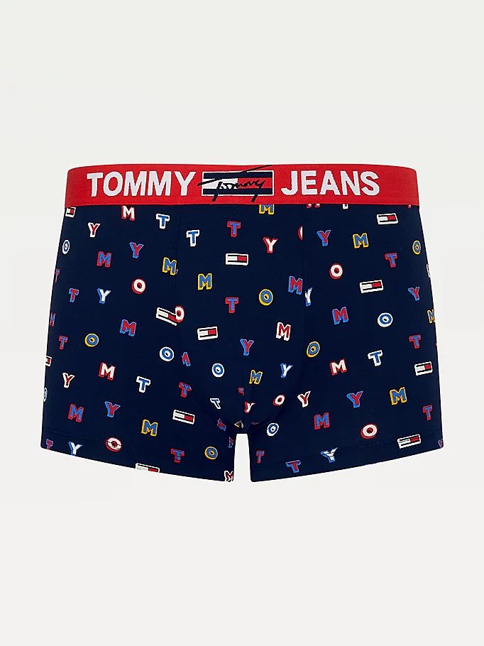 Tommy Hilfiger All-Over Logo Print Trunks Undertøy Herre Beige | UXBZYE-264