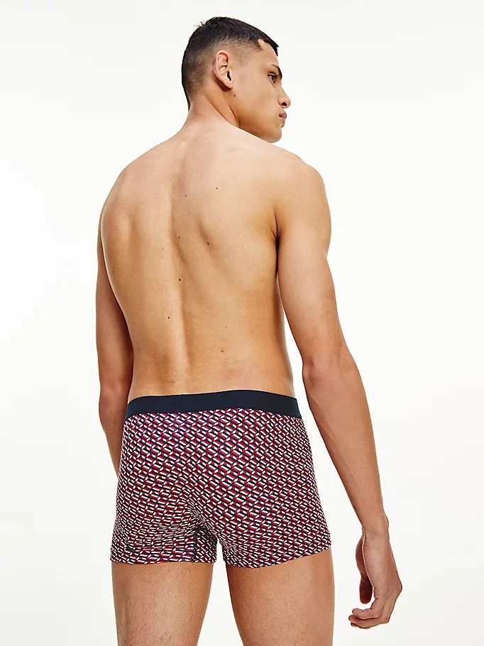 Tommy Hilfiger All-Over Print Bomull Trunks Undertøy Herre Beige | FMYPDX-158