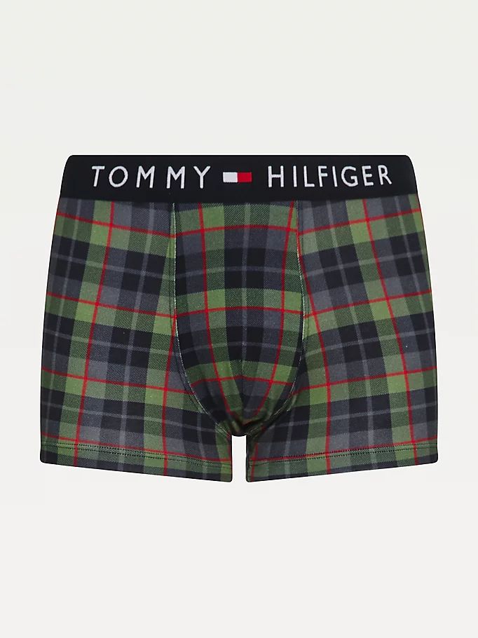 Tommy Hilfiger All-Over Print Bomull Trunks Undertøy Herre Beige | QASPEM-326