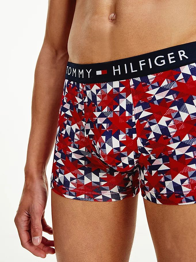 Tommy Hilfiger All-Over Print Bomull Trunks Undertøy Herre Beige | SVBURO-705