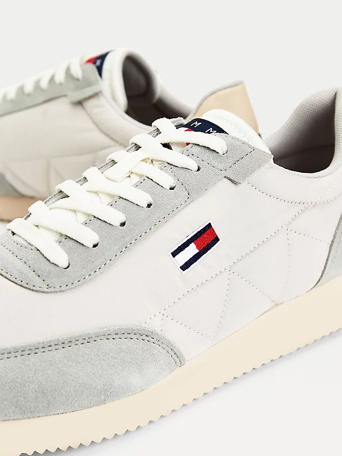 Tommy Hilfiger Badge Contrast Joggesko Herre Grå | RSQLNF-243