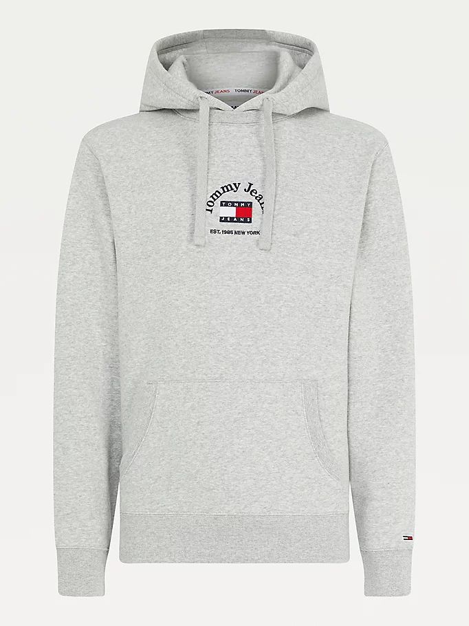 Tommy Hilfiger Badge Logo Embroidery Hettegensere Herre Grå | STWIYO-190