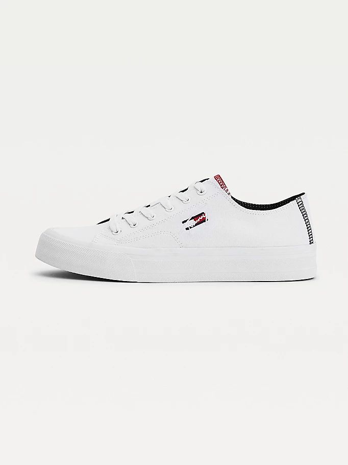 Tommy Hilfiger Blonder-Up Logo Embroidery Joggesko Herre Hvite | KBQLEP-381