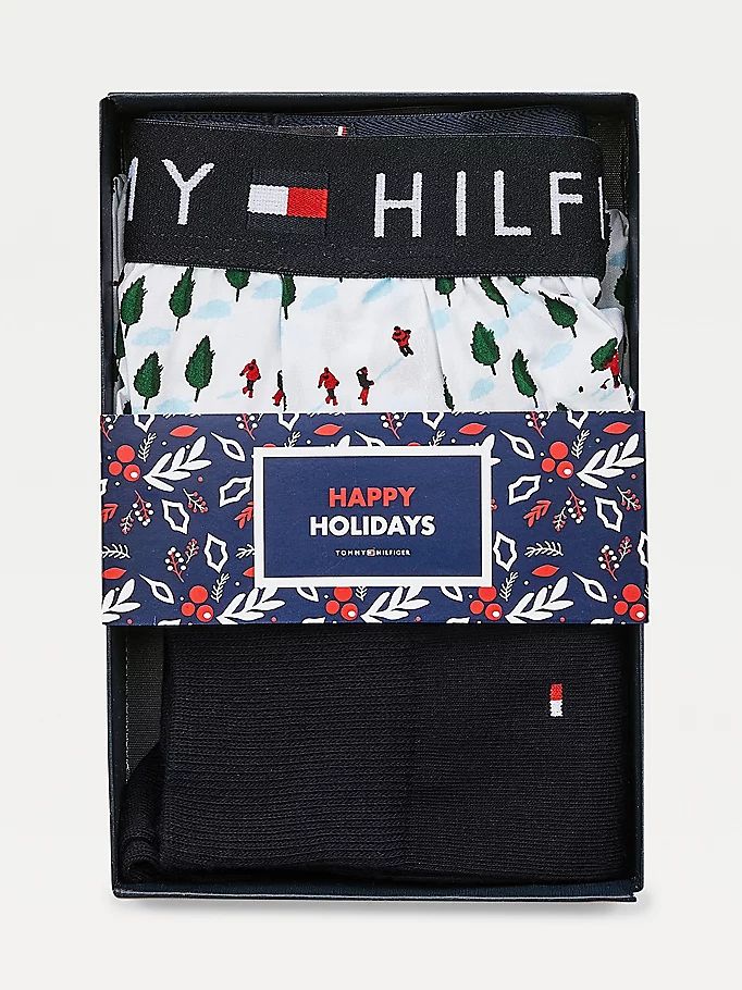 Tommy Hilfiger Bomull Trunks And Socks Gift Set Undertøy Herre Brune | AMIFTH-576