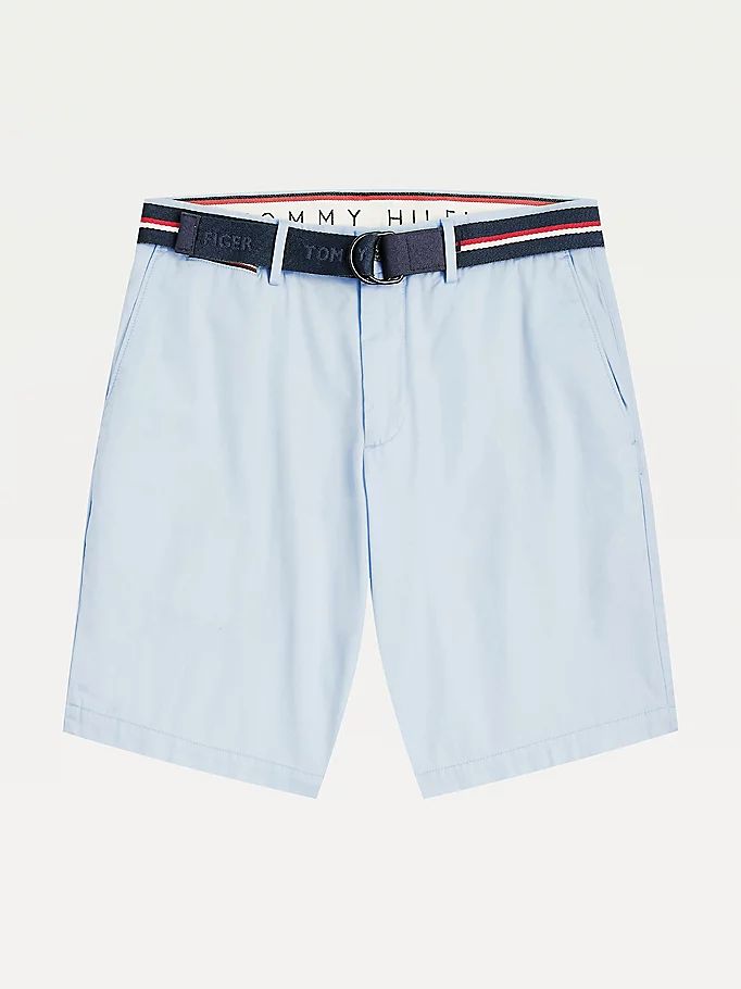 Tommy Hilfiger Brooklyn Organic Bomull Slim Fit Shorts Herre Blå | ETNYQO-931