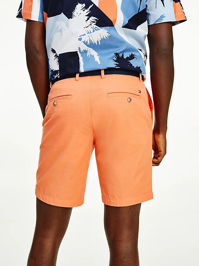 Tommy Hilfiger Brooklyn Organic Bomull Slim Fit Shorts Herre Oransje | GEUICR-173