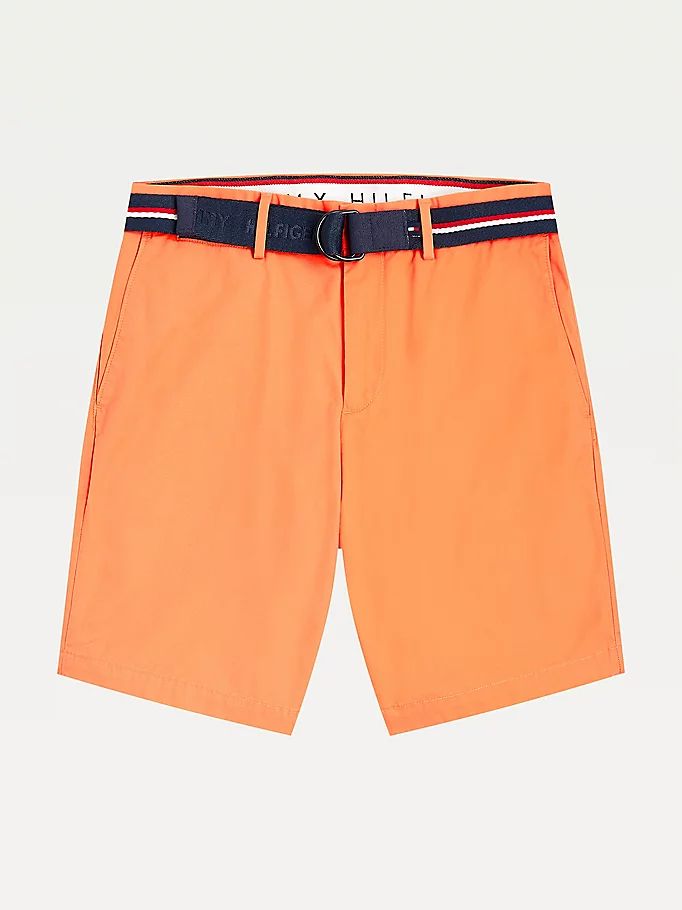 Tommy Hilfiger Brooklyn Organic Bomull Slim Fit Shorts Herre Oransje | GEUICR-173