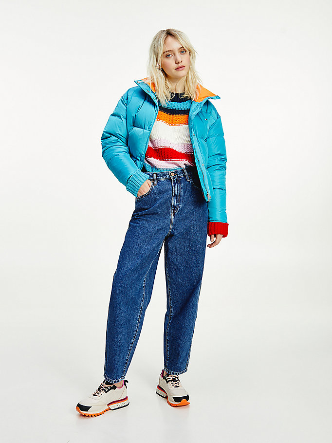 Tommy Hilfiger Callie High Rise Balloon Jeans Dame Blå | KNFJXB-658