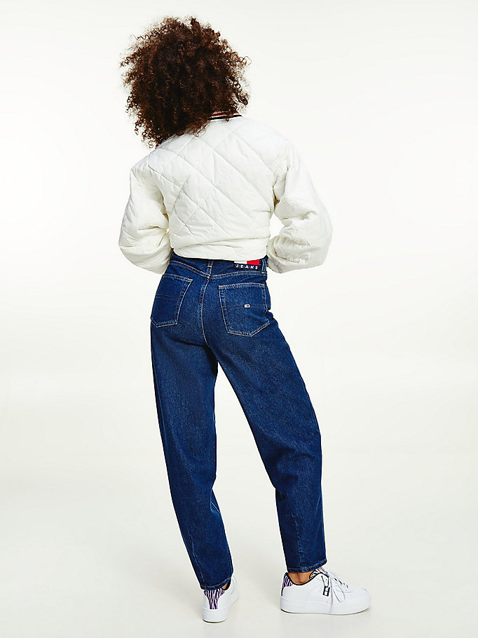 Tommy Hilfiger Callie High Rise T Jeans Dame Blå | NPLZIM-624