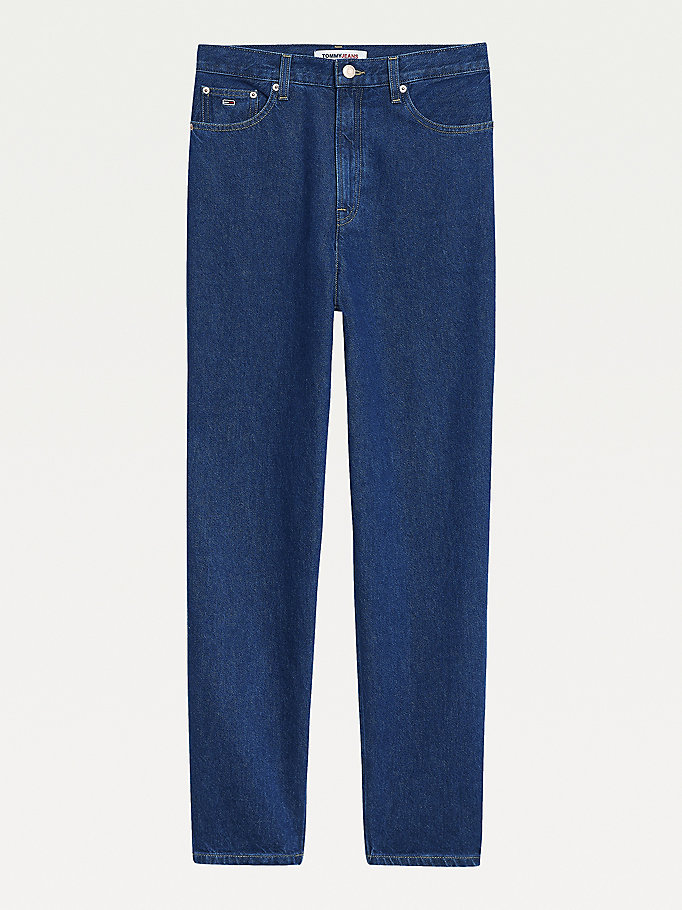 Tommy Hilfiger Callie High Rise T Jeans Dame Blå | NPLZIM-624