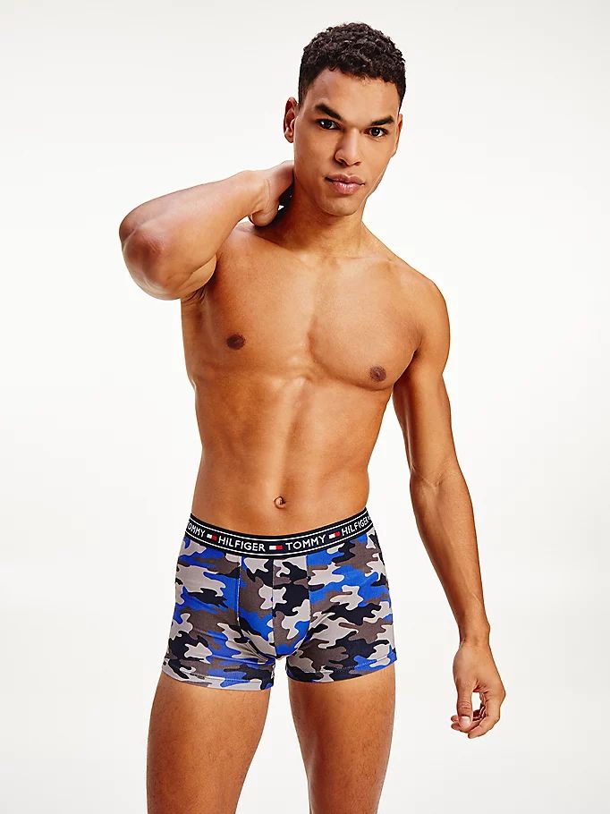 Tommy Hilfiger Camouflage Print Trunks Undertøy Herre Lilla | BGXQDH-897