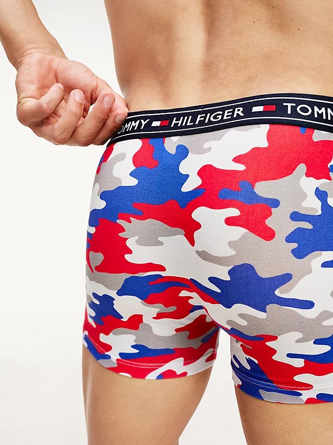 Tommy Hilfiger Camouflage Print Trunks Undertøy Herre Grønn | XUOKFQ-032