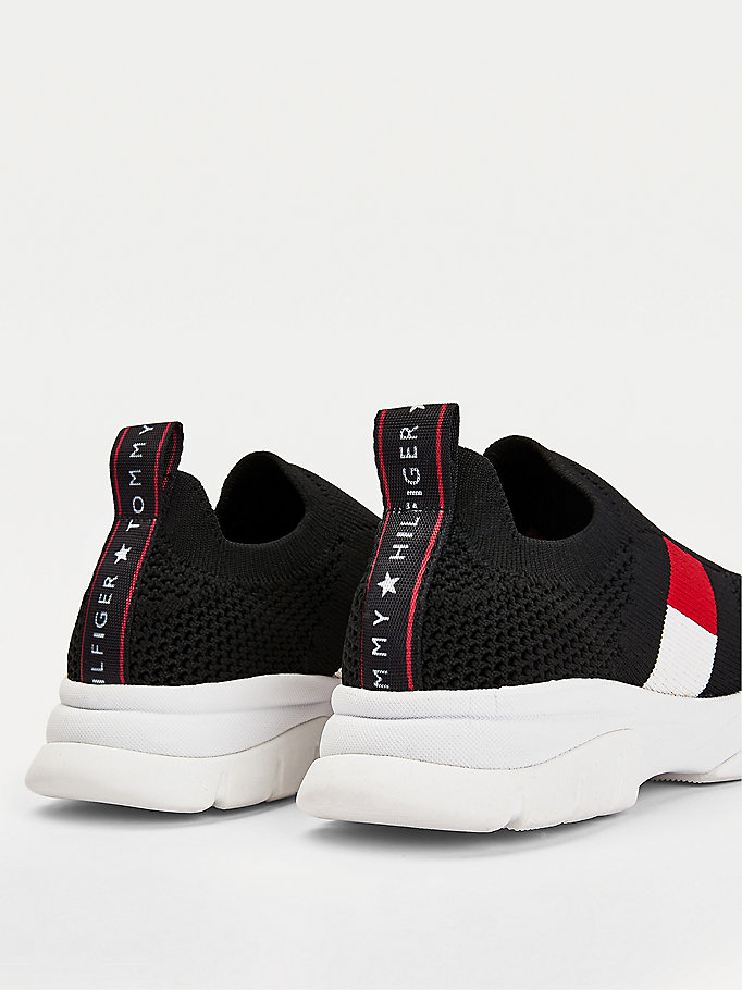 Tommy Hilfiger Chunky Slip-On Joggesko Jente Svarte | WEQFAN-746