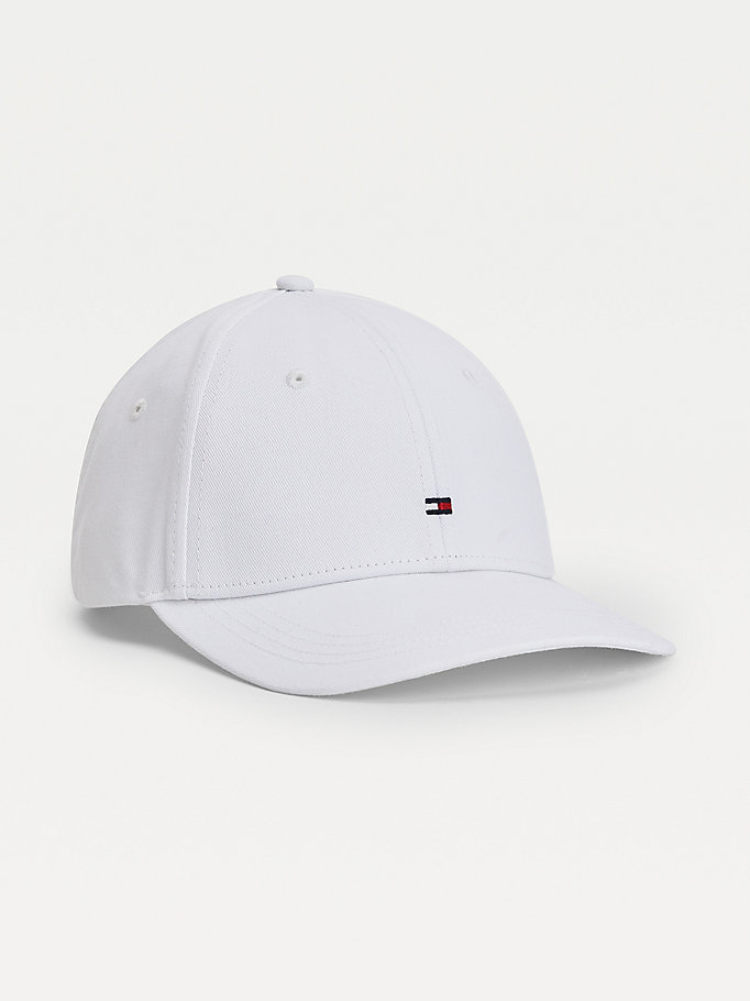 Tommy Hilfiger Classics Flag Baseball Hatt Dame Hvite | KLEPHY-483