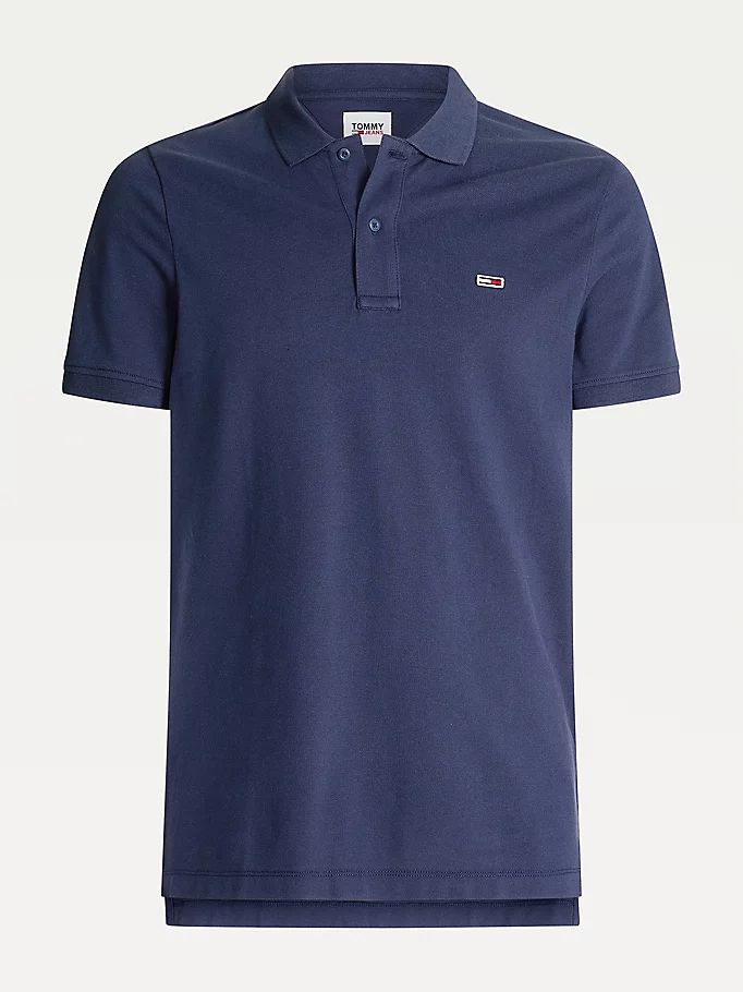 Tommy Hilfiger Classics Stretch Slim Fit Polo T Skjorte Herre Blå | KPEFRT-546