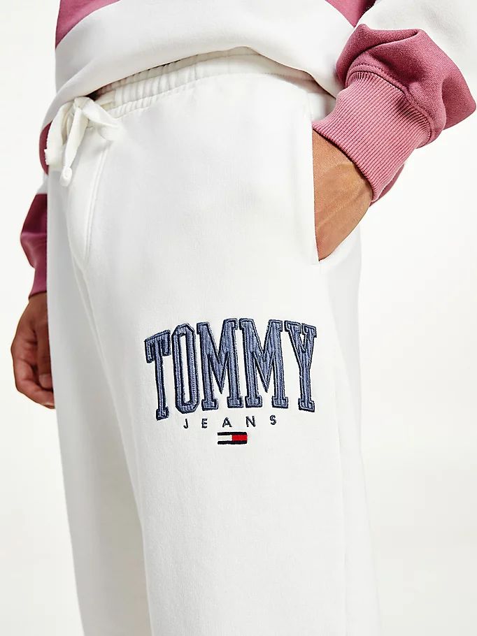 Tommy Hilfiger College Organic Bomull Blend Bukser Herre Hvite | EFPWZX-932