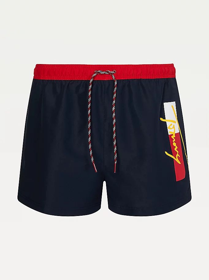 Tommy Hilfiger Colour-Blocked Kort Length Badetøy Herre Blå | YDASHP-571