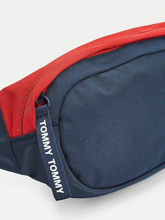 Tommy Hilfiger Colour-Blocked Vesker Gutt Blå | TGBVMQ-523