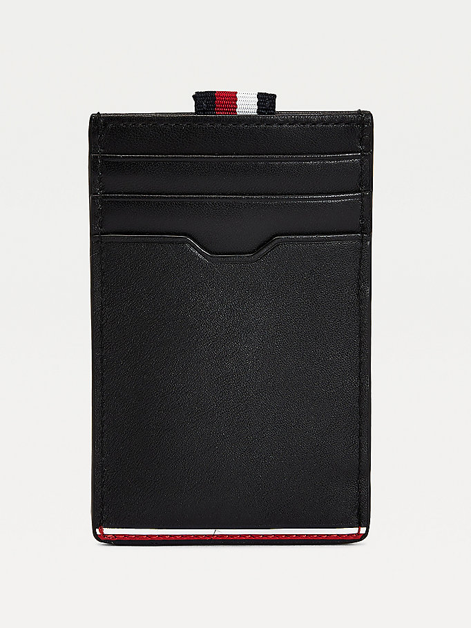 Tommy Hilfiger Commuter Vertical Credit Card Holder Lommebok Herre Svarte | QWTJVI-672