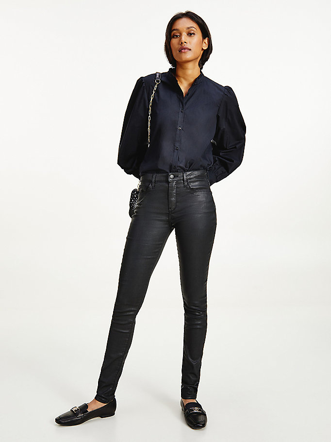 Tommy Hilfiger Como Mid Rise Skinny Jeans Dame Blå | EFRPQK-259