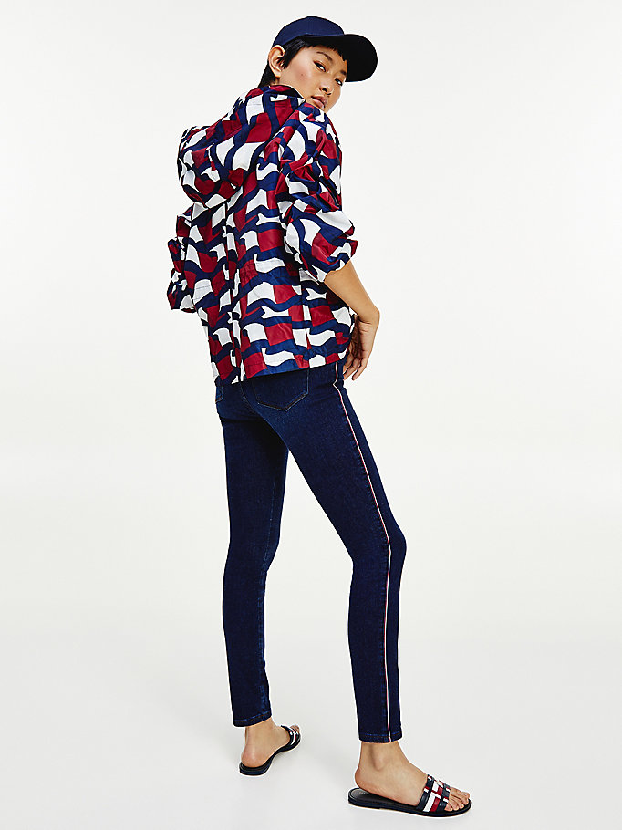 Tommy Hilfiger Como Mid Rise Skinny Jeans Dame Blå | WIOTLZ-805