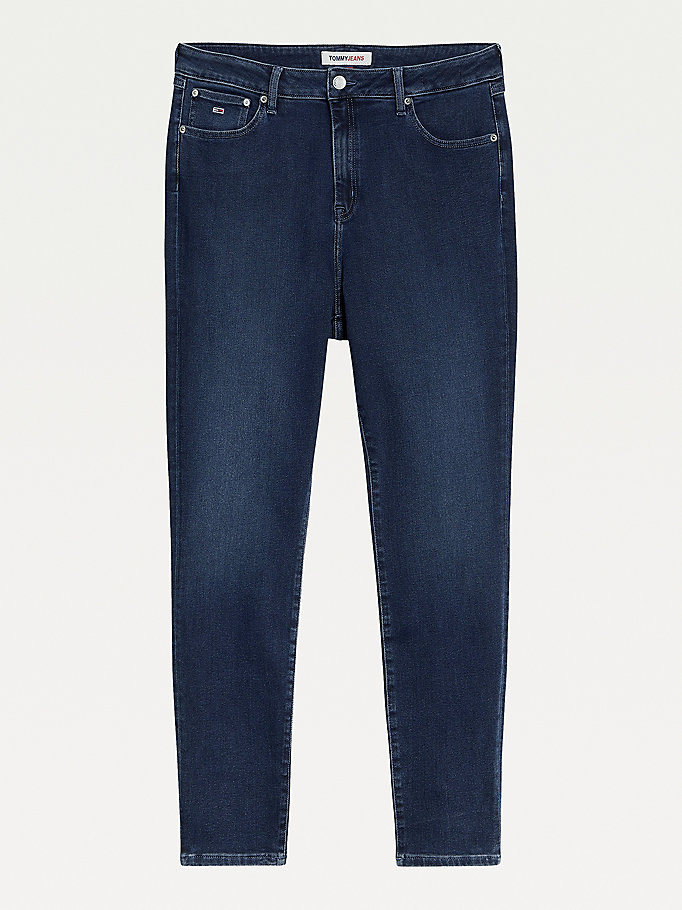 Tommy Hilfiger Curve Melany Skinny Jeans Dame Blå | BXMEVP-980