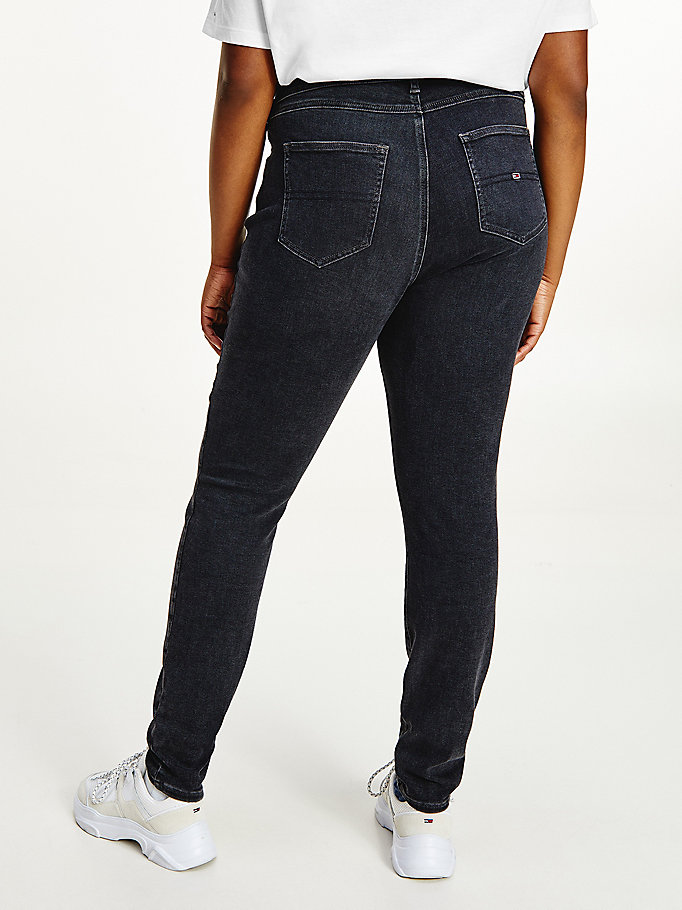 Tommy Hilfiger Curve Melany Ultra High Rise Super Skinny Jeans Dame Blå | KBTSWU-618