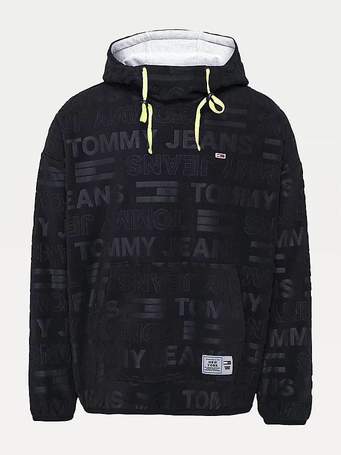 Tommy Hilfiger Debossed Logo Hettegensere Herre Svarte | YNMXFL-835