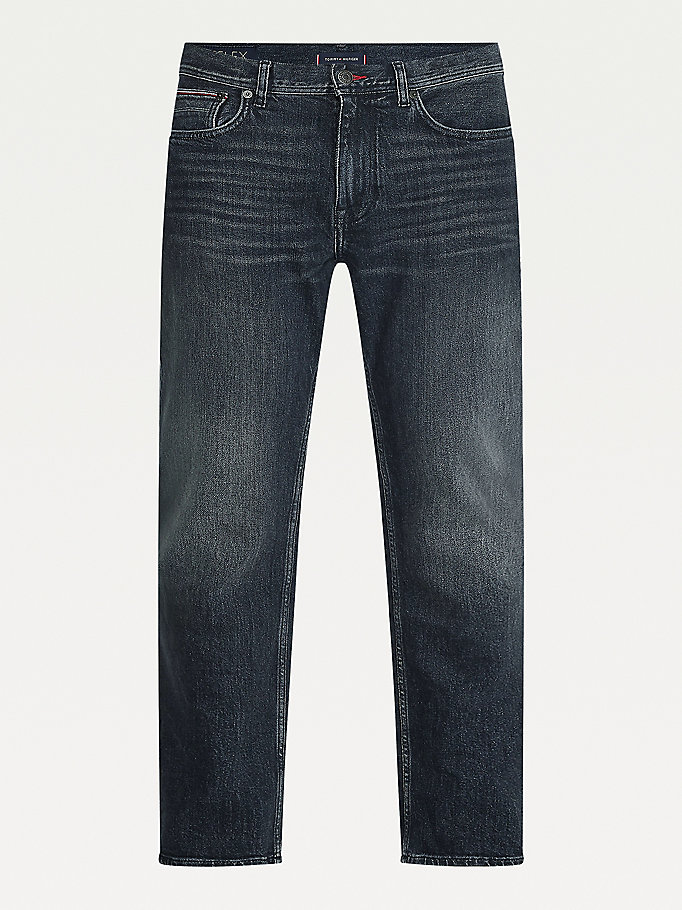 Tommy Hilfiger Denton Straight Jeans Herre Blå | CHWNSA-709