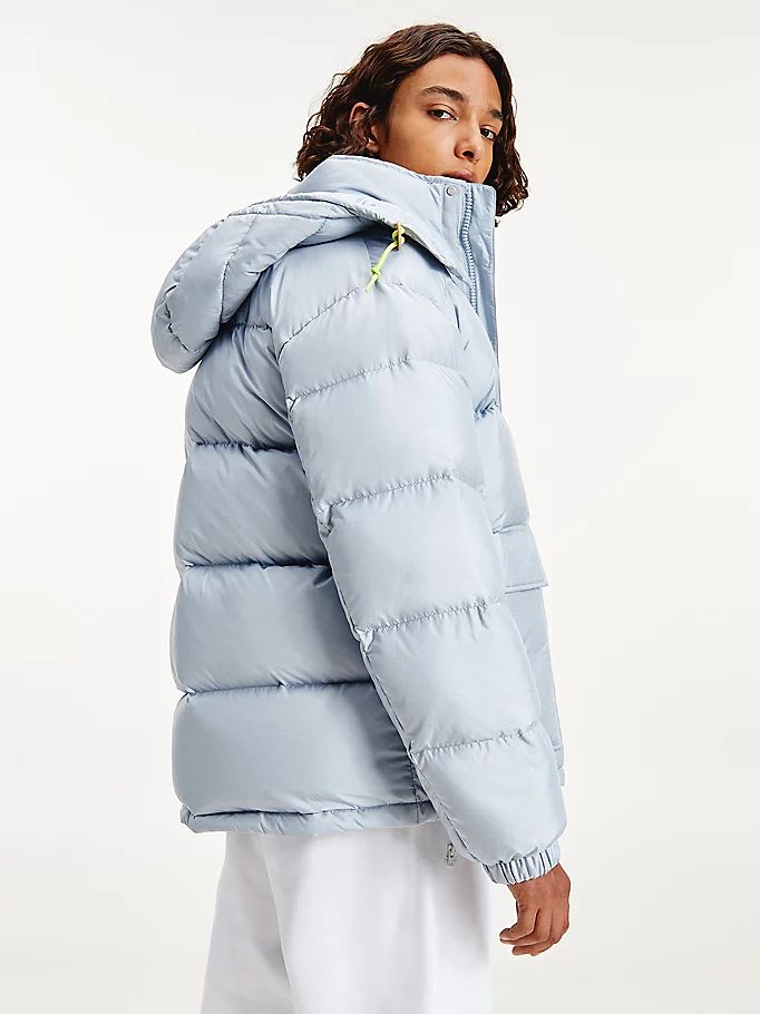 Tommy Hilfiger Down Puffer Jakke Herre Blå | NRPXZO-492