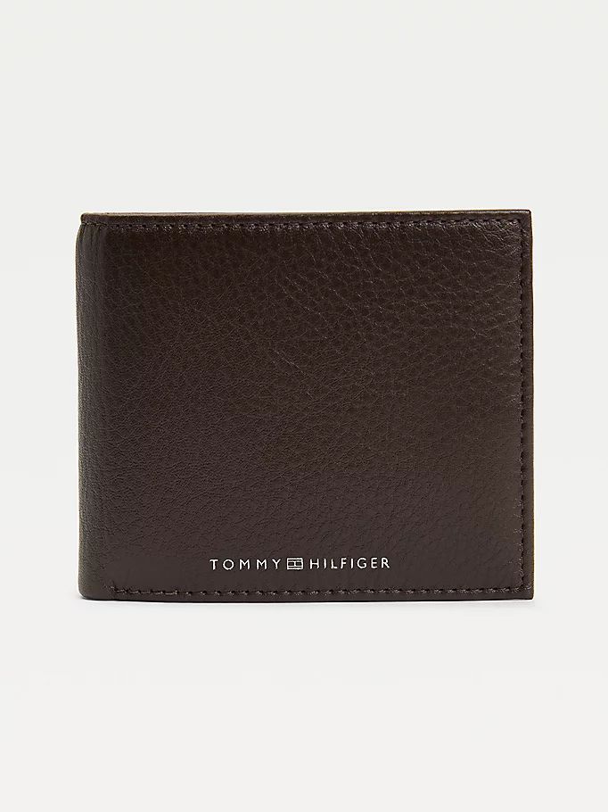 Tommy Hilfiger Downtown Lær Bifold Lommebok Herre Brune | CTXWMK-695