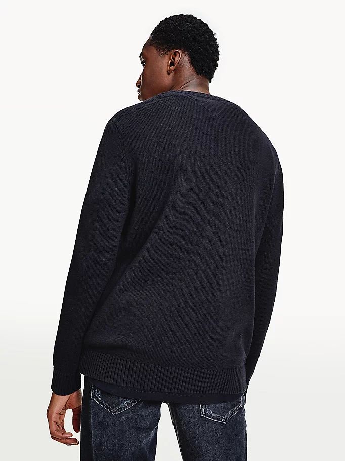 Tommy Hilfiger Essential Crew Neck Gensere Herre Svarte | SWVAHQ-572