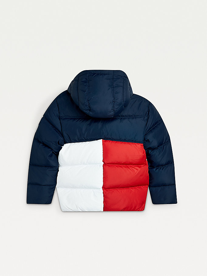 Tommy Hilfiger Essential Down Jakke Gutt Blå | DJKWZM-710