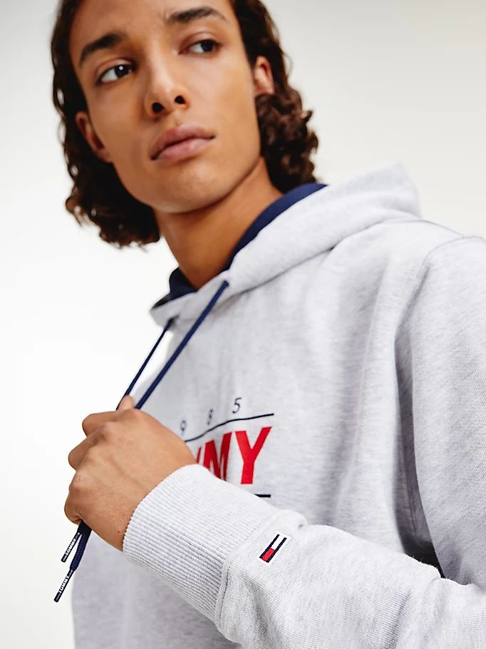 Tommy Hilfiger Essential Graphic Hettegensere Herre Grå | ILNXJU-987