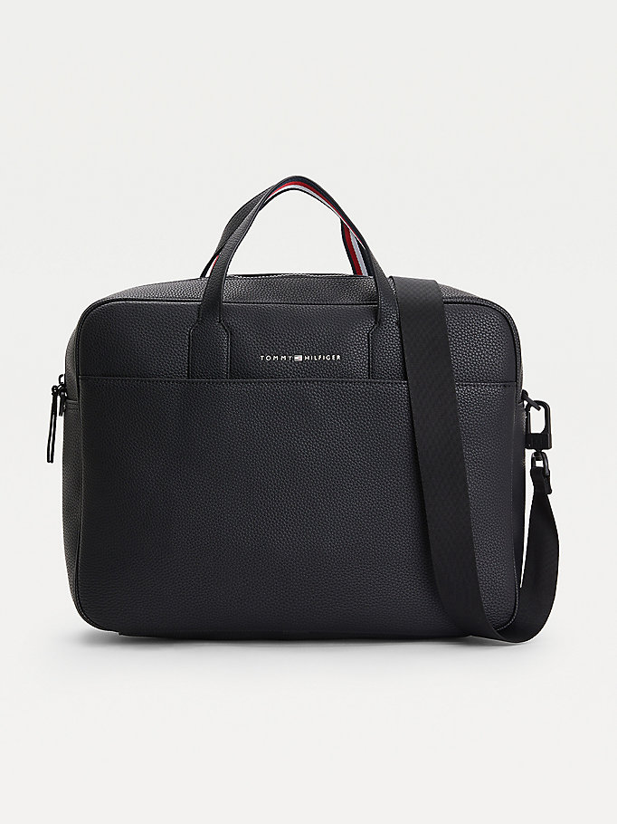 Tommy Hilfiger Essential Laptop Veske Herre Svarte | HADFWZ-260